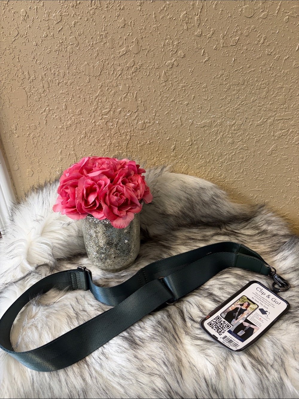Clip and go phone wristlet or Crossbody phone holder.